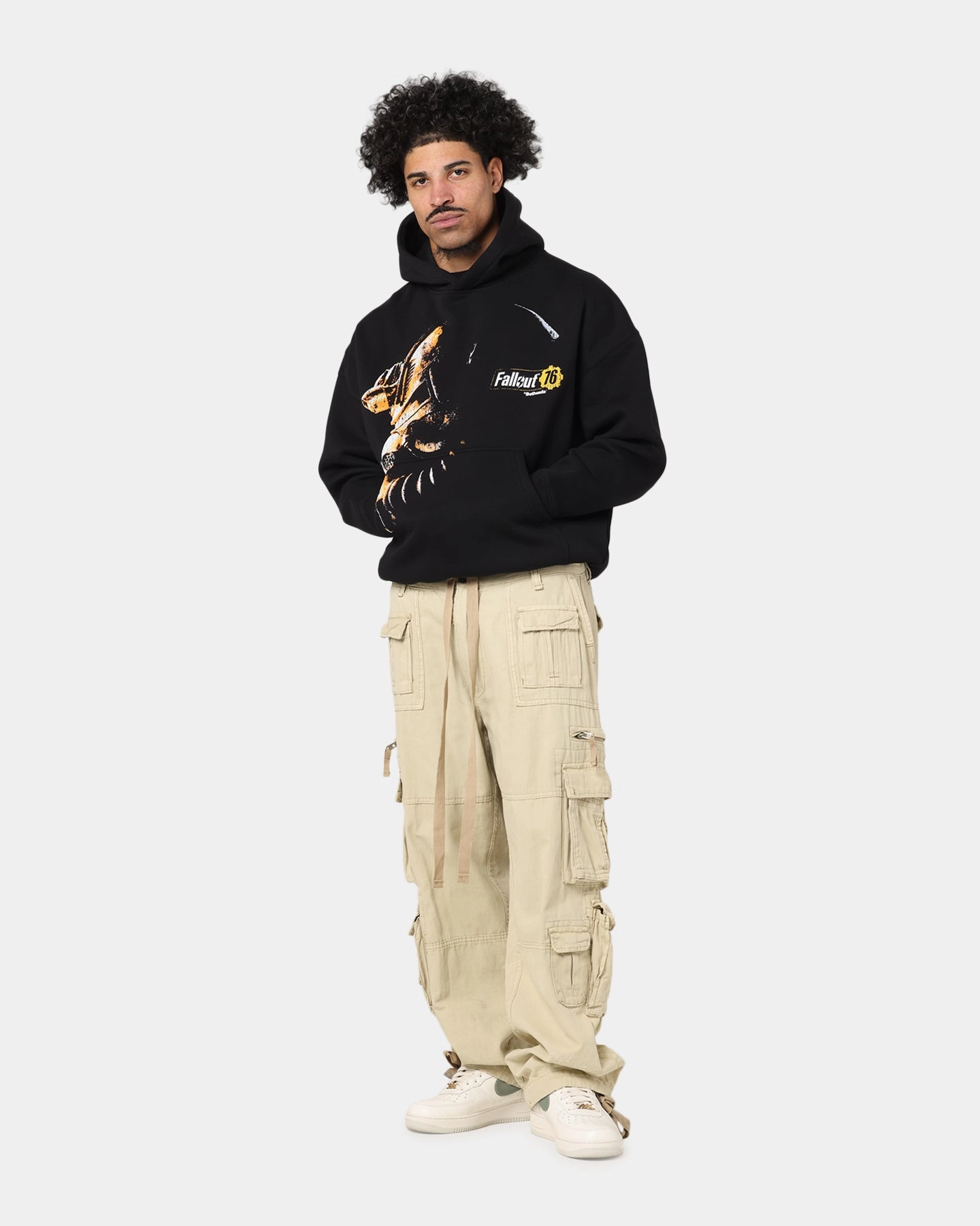 73 Studio X Fallout '76 Fallout Premium Hoodie Black Odor Resistant High strength