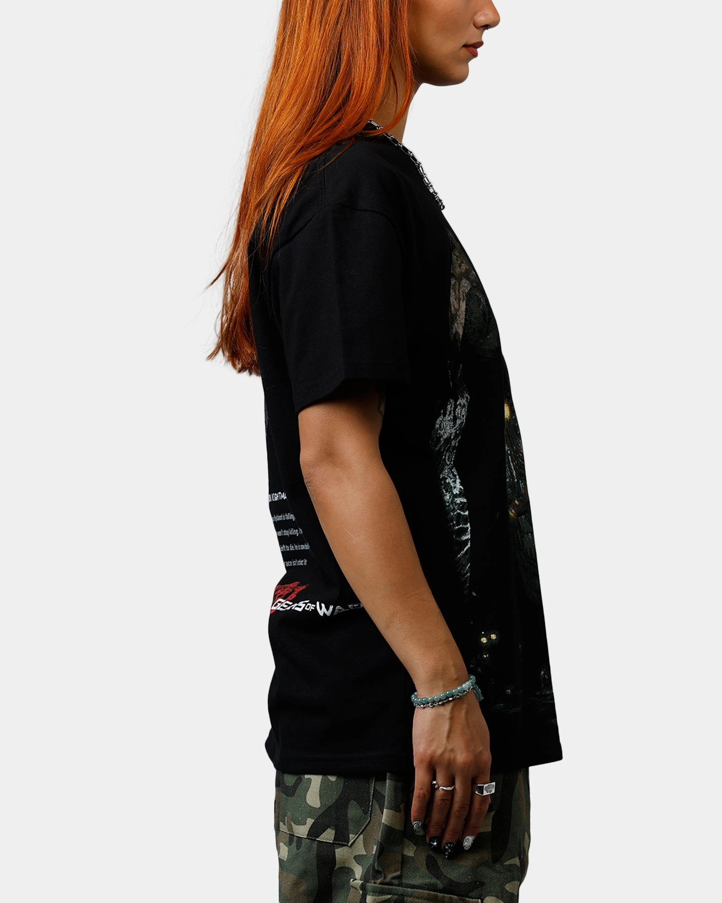Soft Touch Fabric Layering Options 73 Studio X Gears Of War '06 Mad World T-Shirt Black