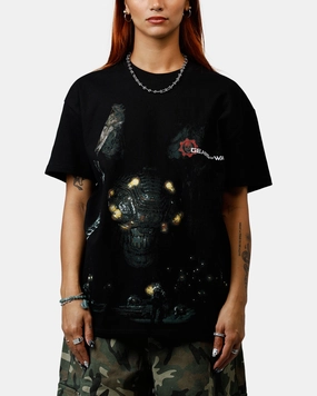 Active Lifestyle Hypoallergenic Textile 73 Studio X Gears Of War '06 Mad World T-Shirt Black