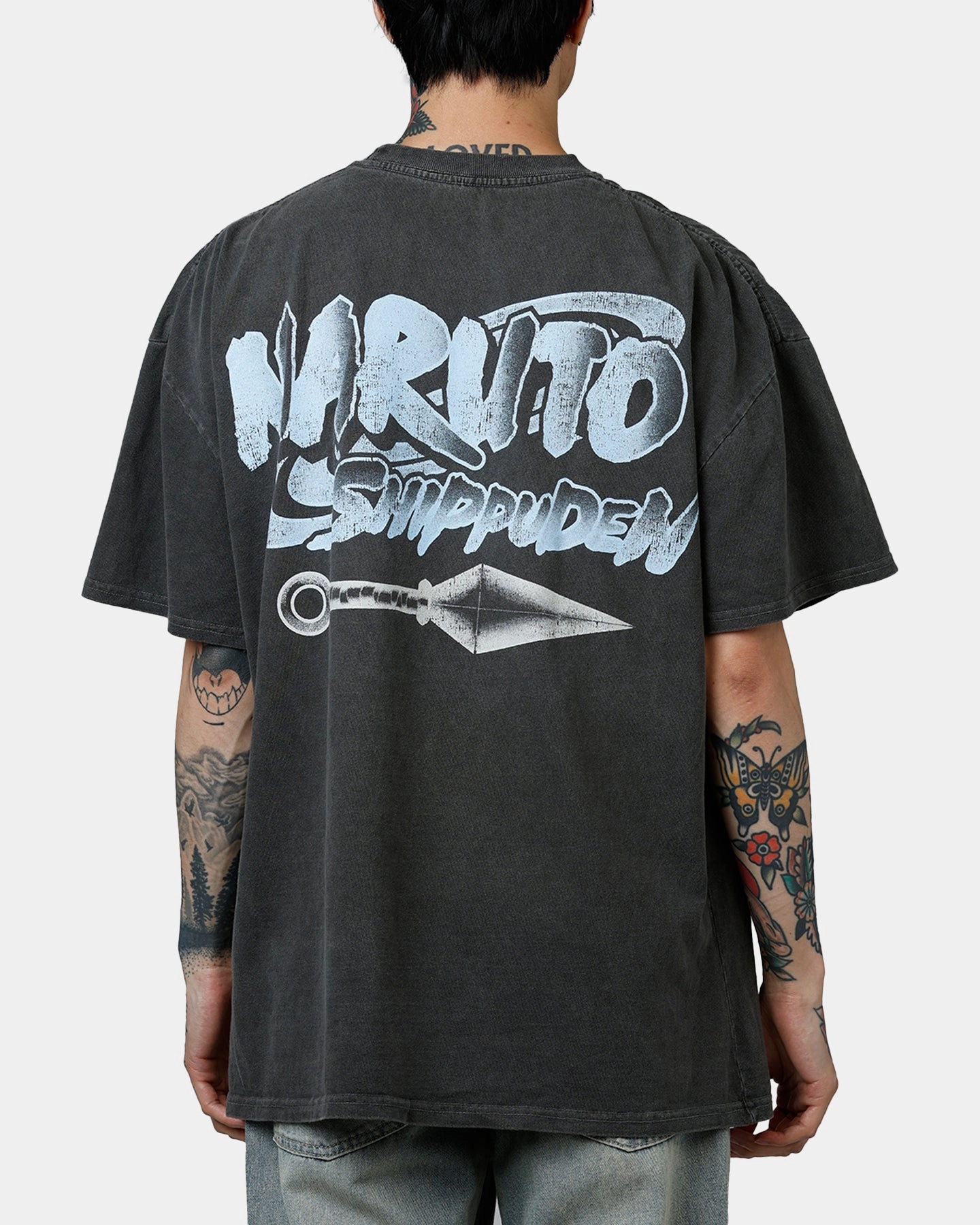 Timeless Look 73 Studio X Naruto Naruto Shippuden Heavyweight T-Shirt Black Wash