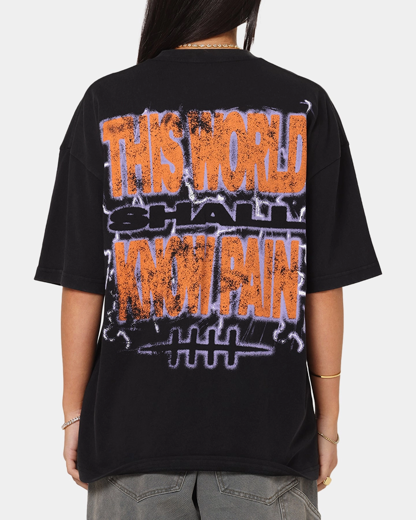73 Studio X Naruto Shippuden Paths Of Pain Vintage T-Shirt Black Acidwash FlexibleKnit