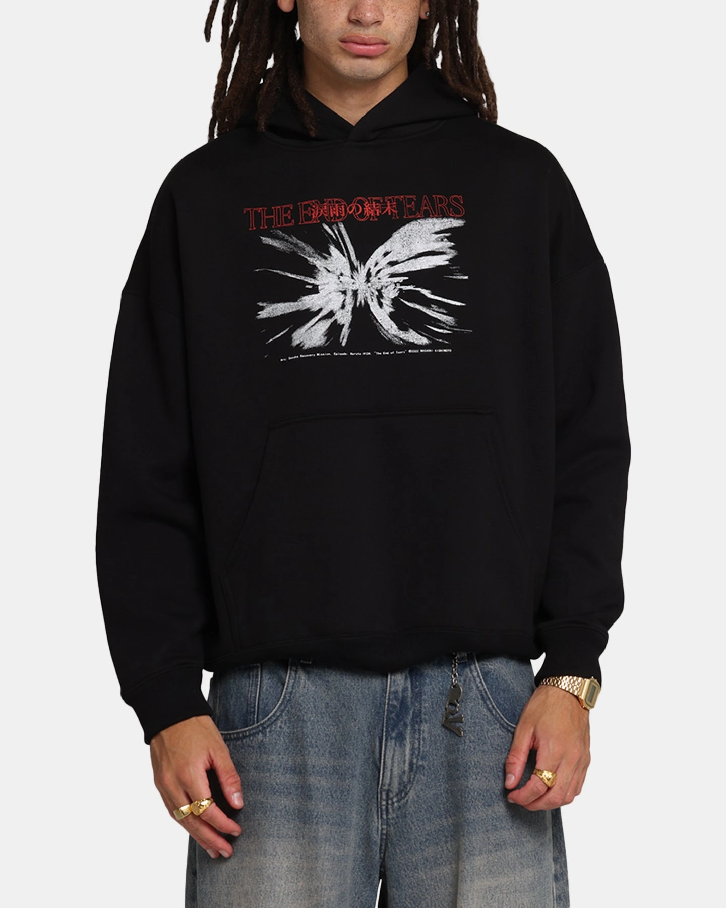 Collector - desired 73 Studio X Naruto The End Of Tears Premium Hoodie Black
