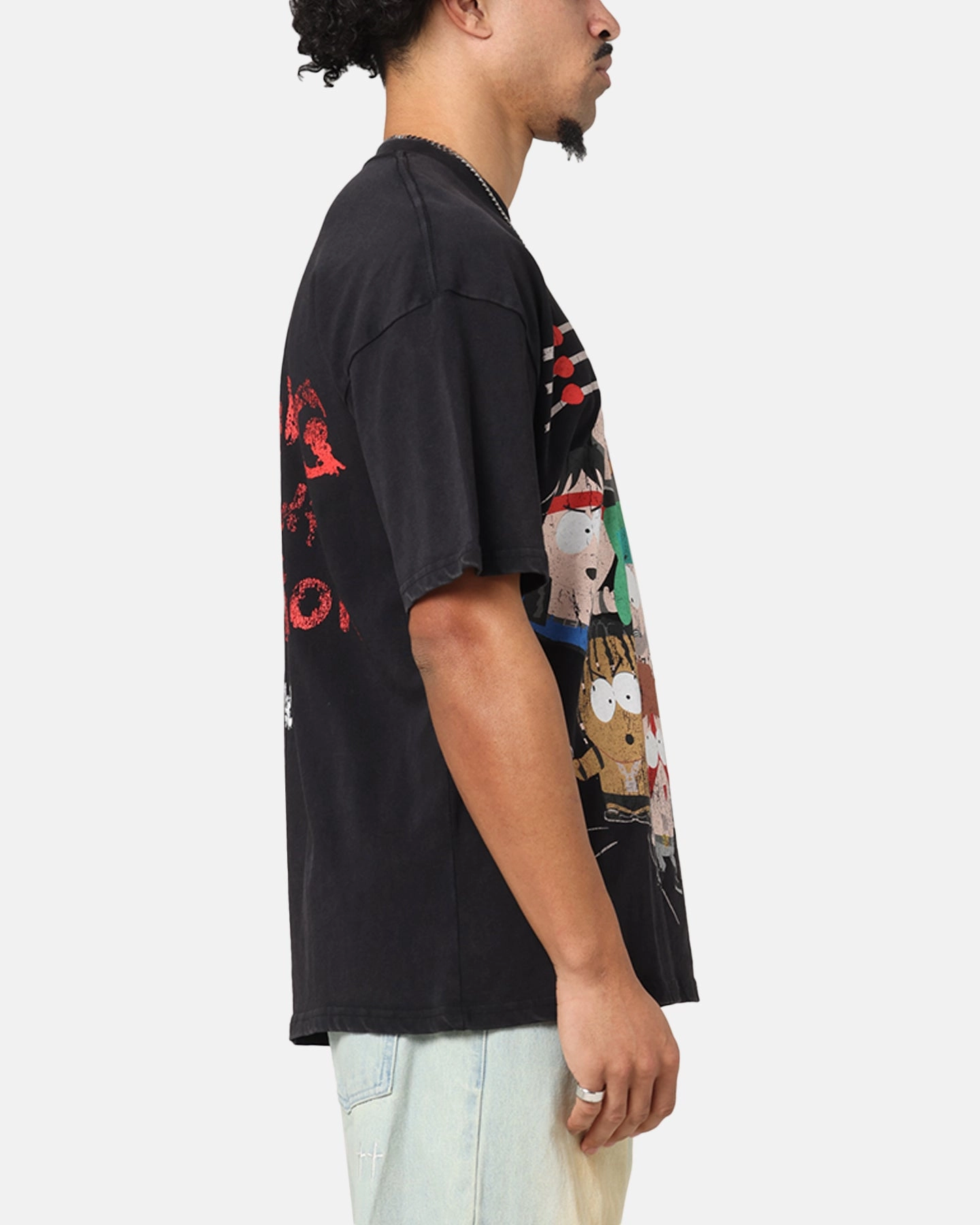 sports performance 73 Studio X South Park WTF Vintage T-Shirt Black Acidwash