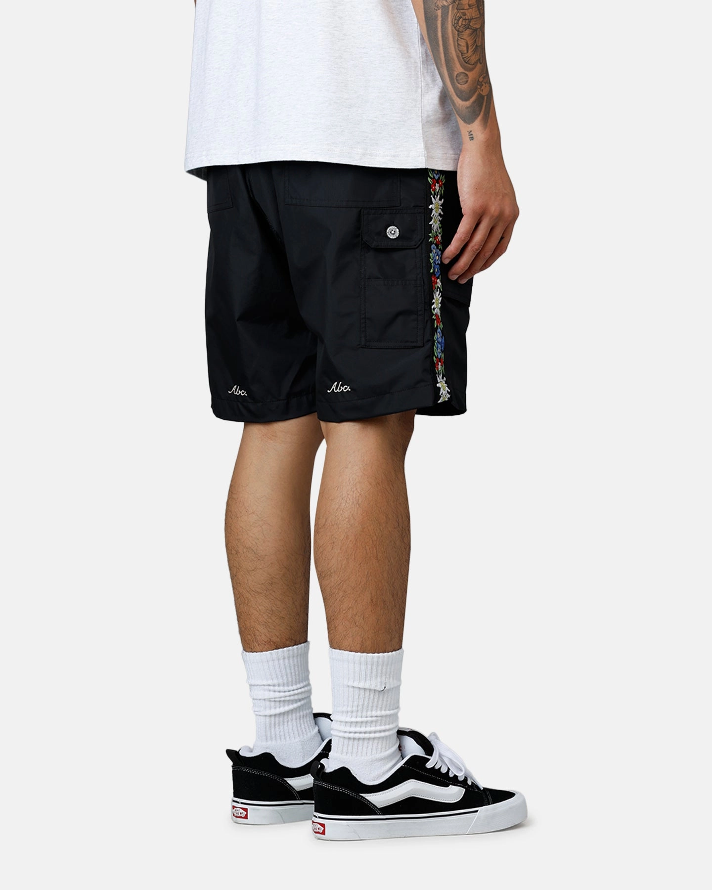 Retroreflective Accents SoftInnerLining ABC Taffeta Spring Shorts Black