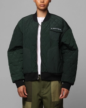 Loiter Cyber Reversible Bomber Jacket Red/Green Protective Padding