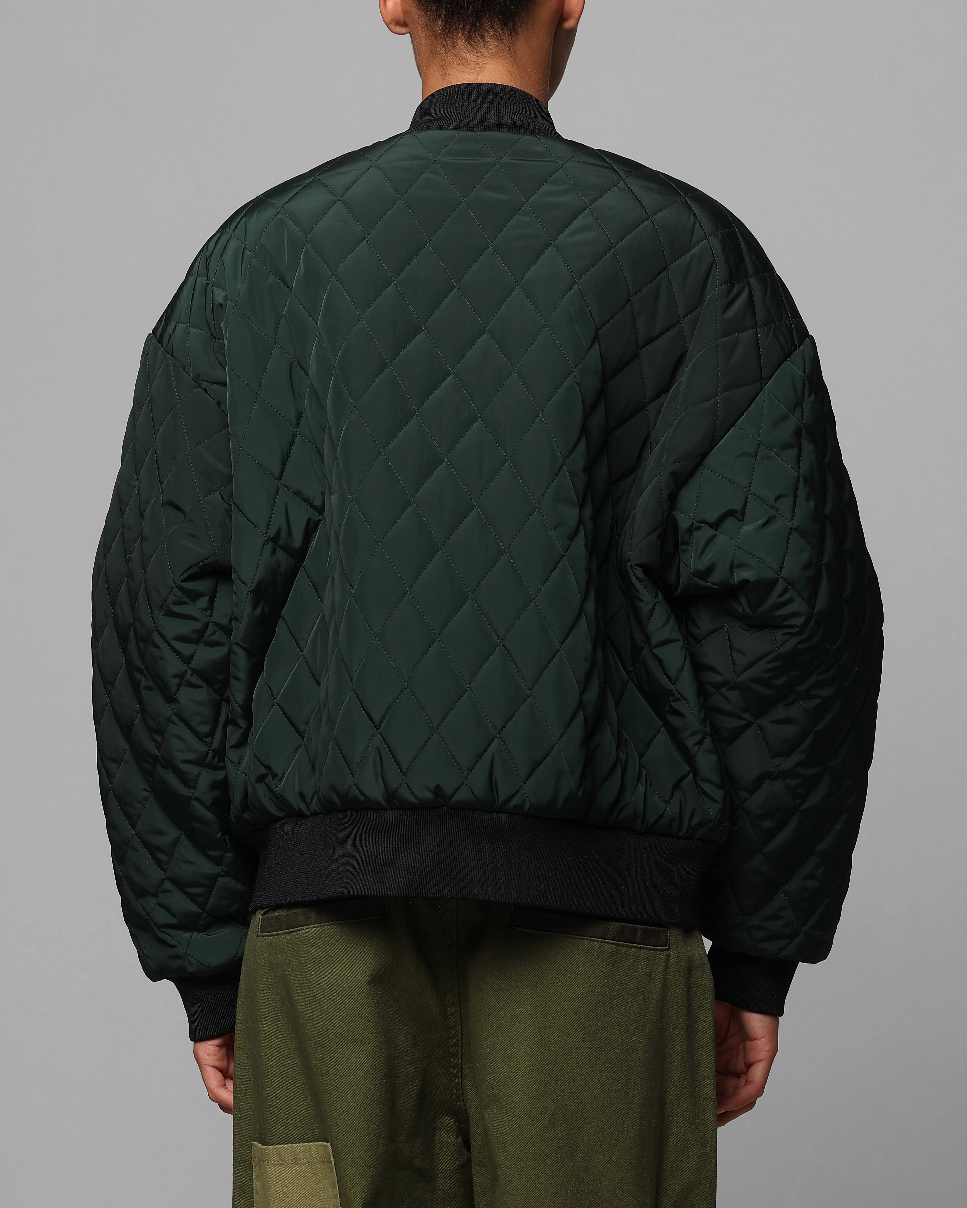 Loiter Cyber Reversible Bomber Jacket Red/Green Active Edge Unique
