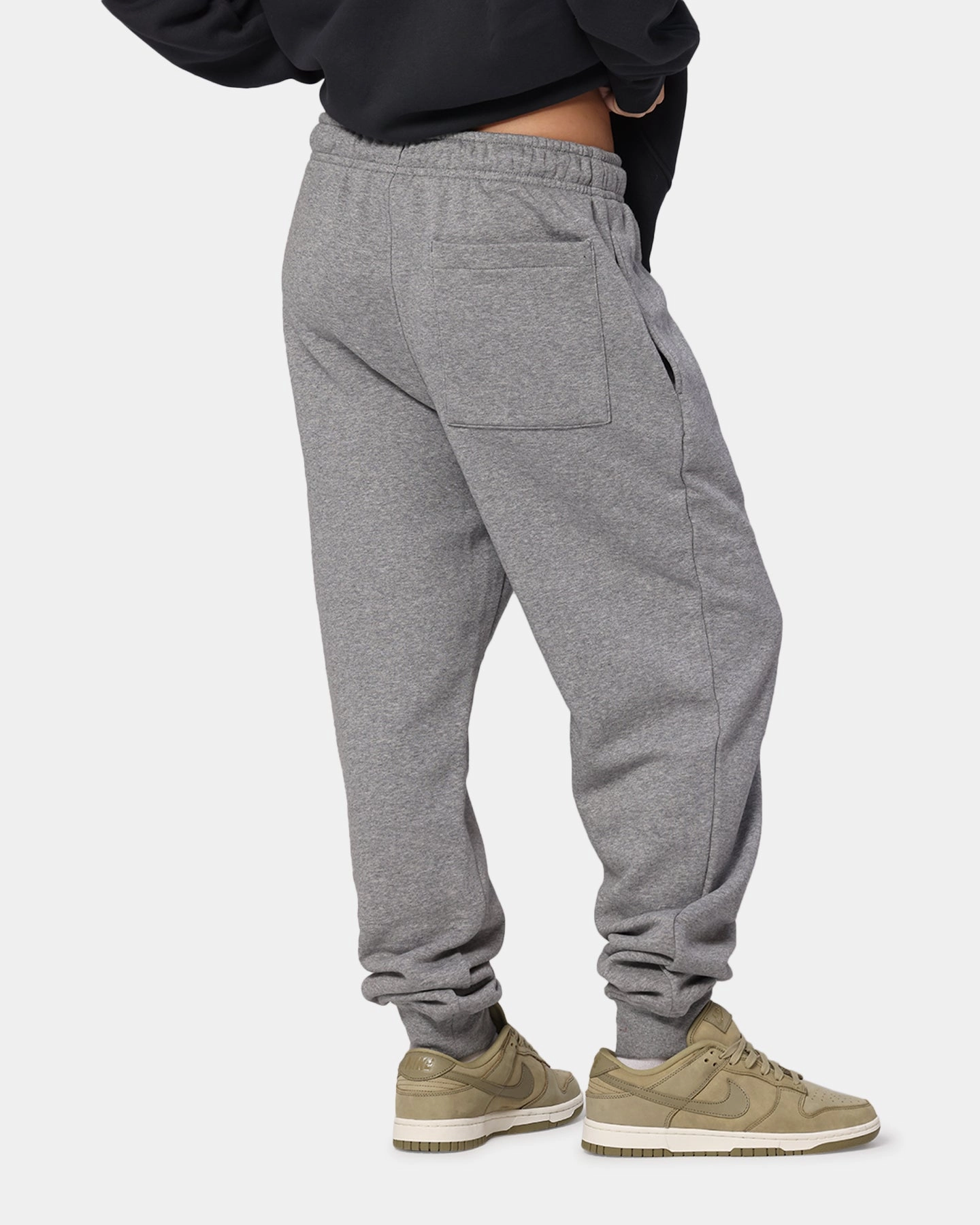 Training Wear Jordan Brooklyn Fleece Pants Carbon Heather/White