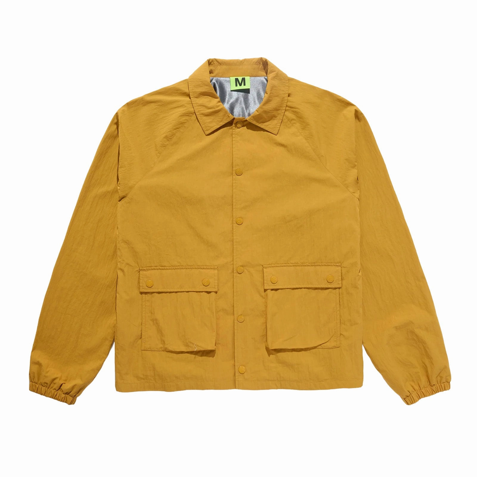 Vegan Fabric Supervsn Cargo Coaches Jacket 'Yellow'