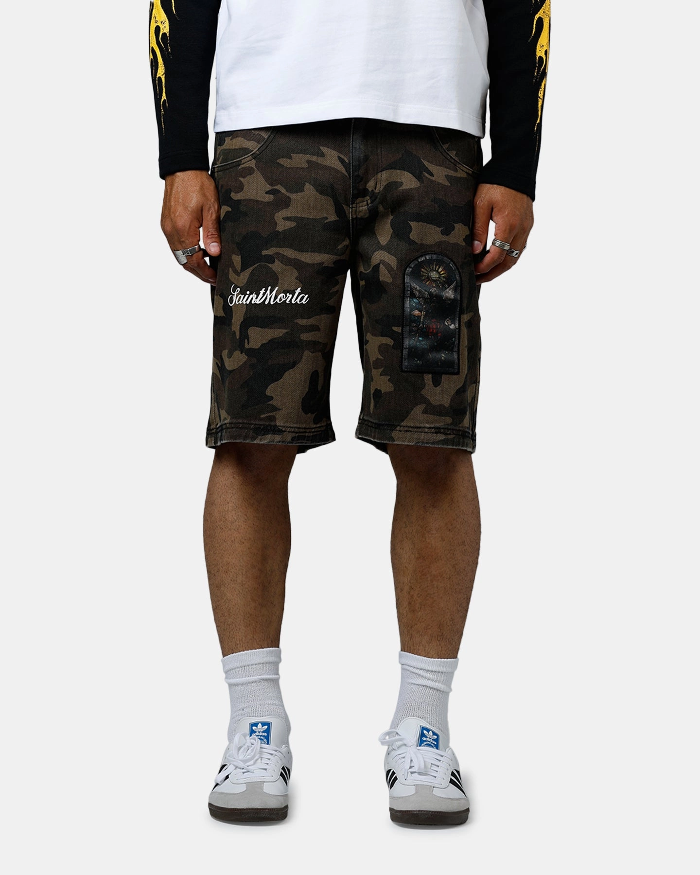 Dynamic Flex Zones Easy Comfort Fit Saint Morta Kingdomcome Baggy Shorts Camo