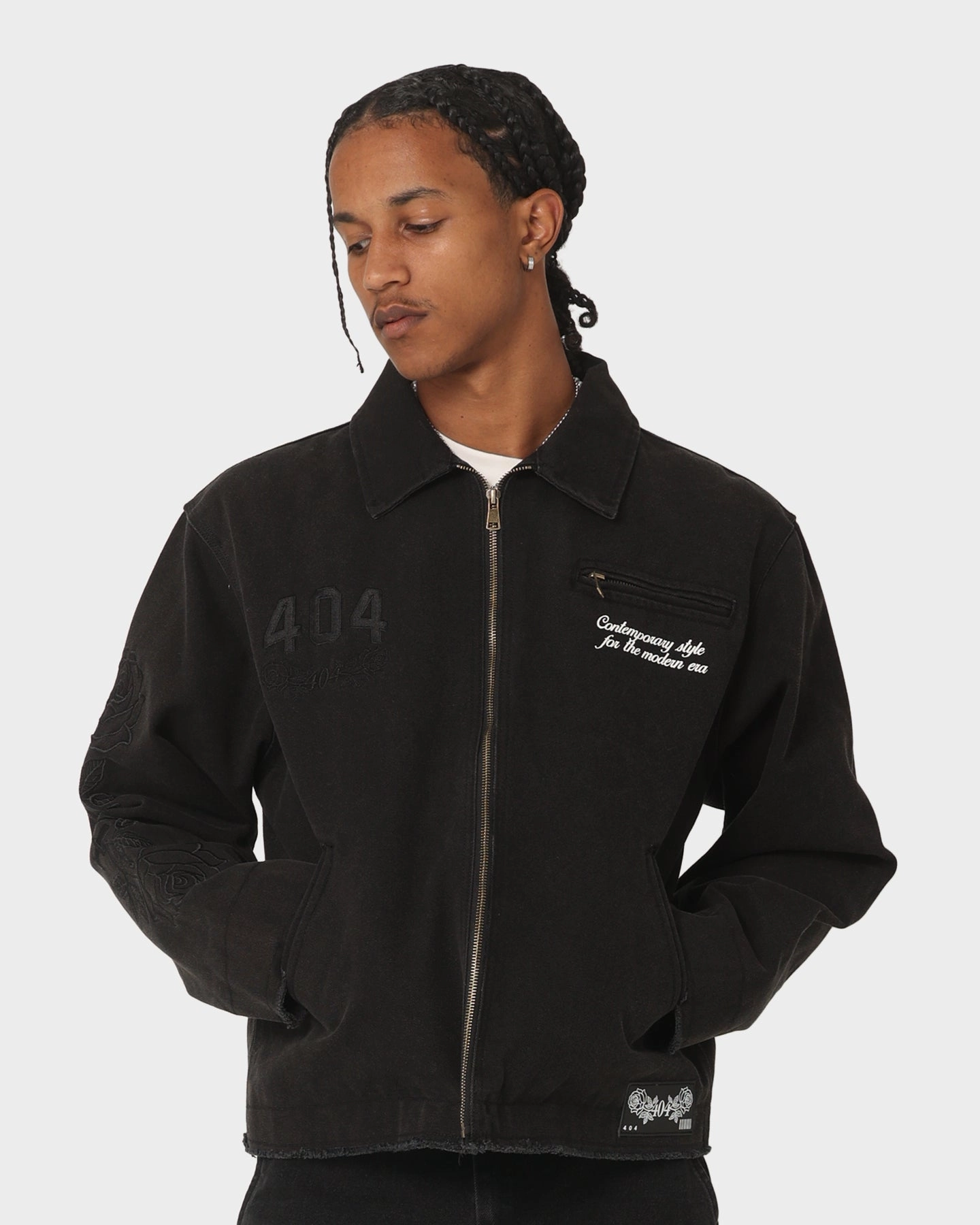 404 Florence Work Jacket Vintage Black visibility