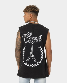 Carre Royal Muscle T-Shirt Washed Black Hypoallergenic Textile
