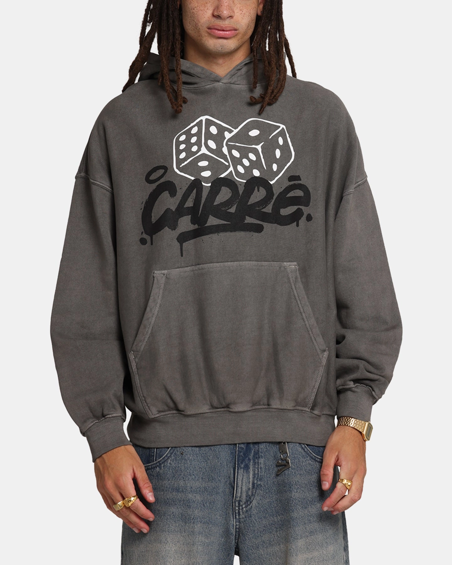 Carre Players Choice Hoodie Washed Charcoal Eco Friendly Material humid environment