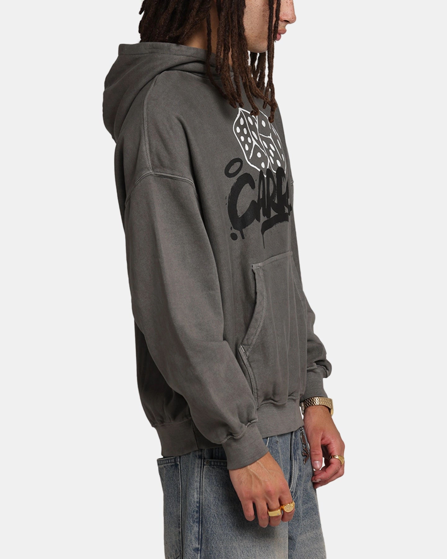 Carre Players Choice Hoodie Washed Charcoal Taped Seams Stay Flexible Fit