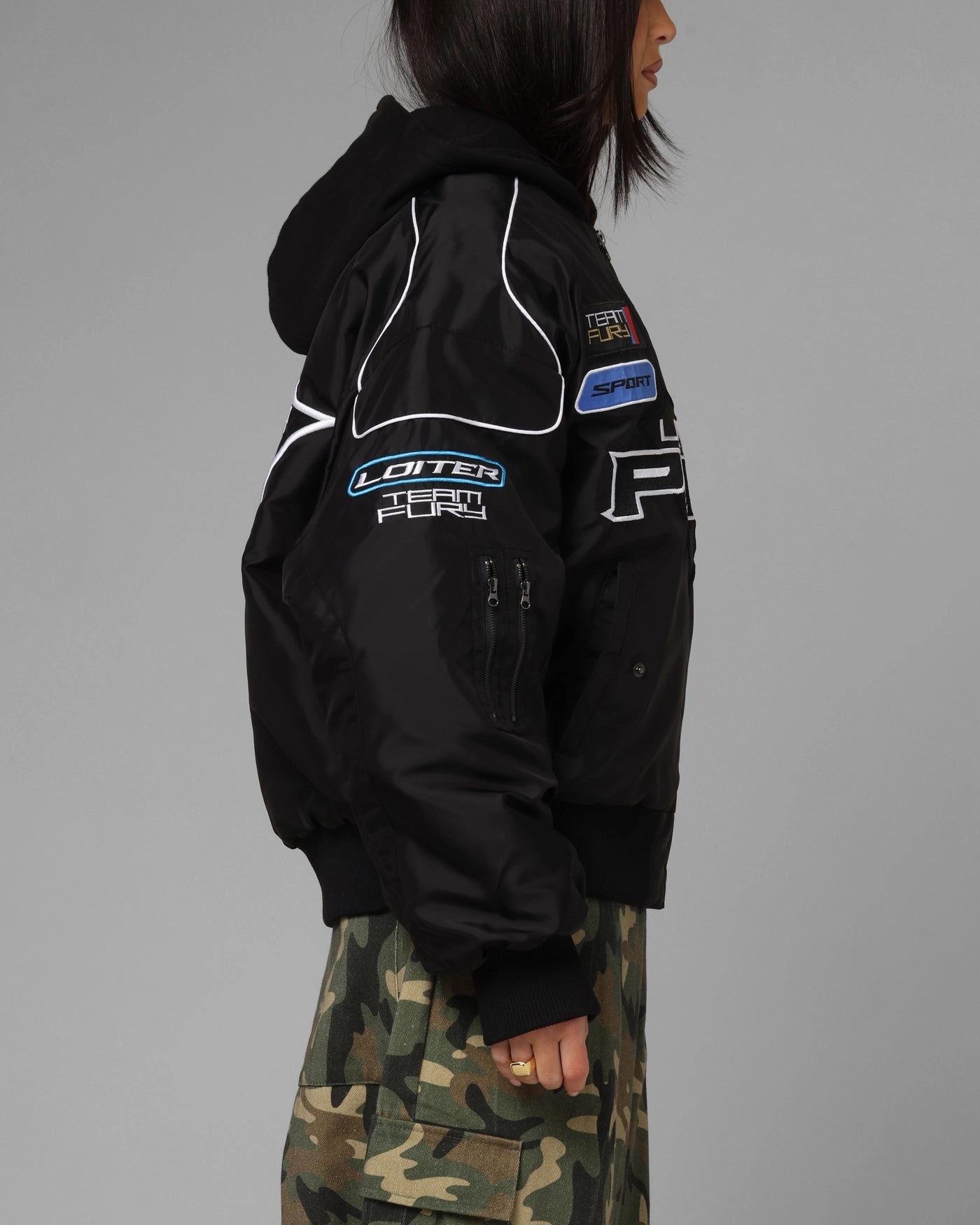 Quick Layering DualVentilation Zippers Loiter Performance F-16 Jacket Black