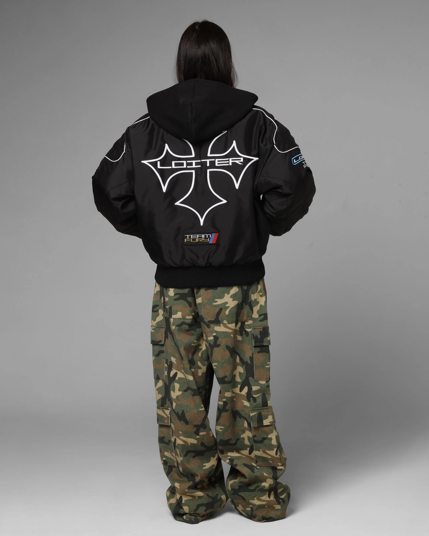 Loiter Performance F-16 Jacket Black suitable for beauty pageants Winter Layers