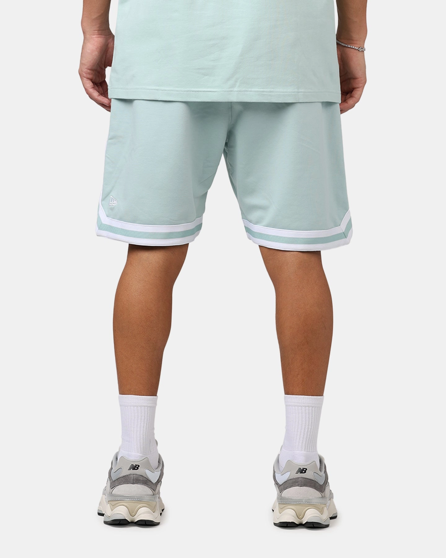 Tear Resistant Weave Reflective Trim Detail New Era New York Yankees 'Logo Select Mint' Shorts Mint/White