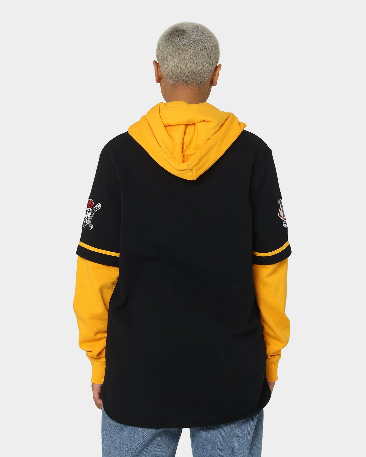 47 Brand Pittsburg Pirates Shortstop Hoodie Jet Black Threat Goal
