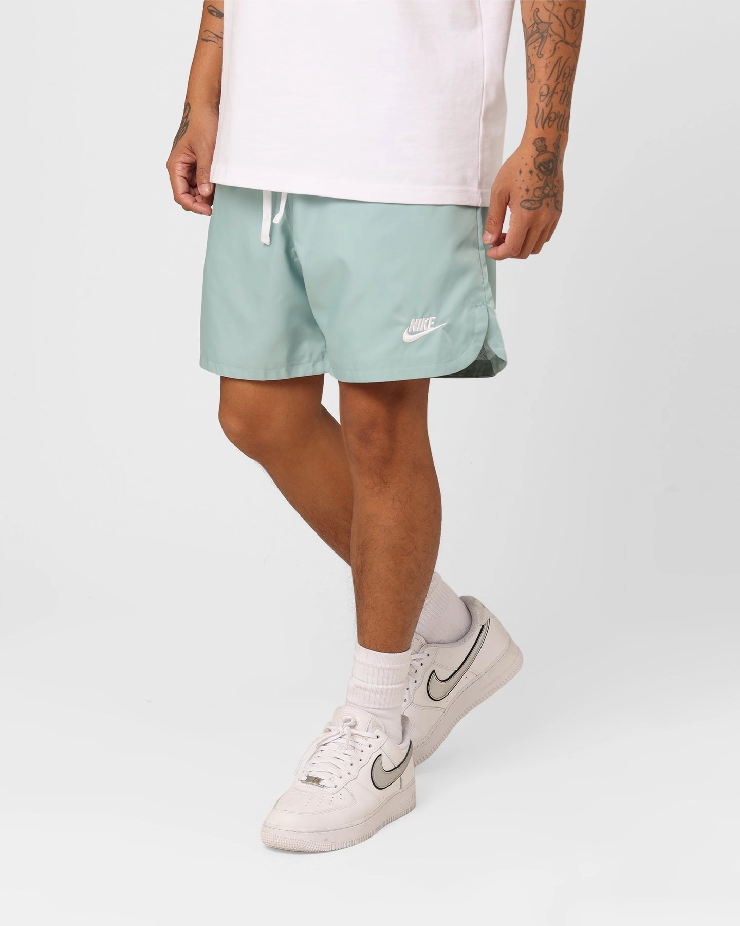 Nike Sportswear Club Woven Lined Flow Shorts Mineral/White Warm Layers