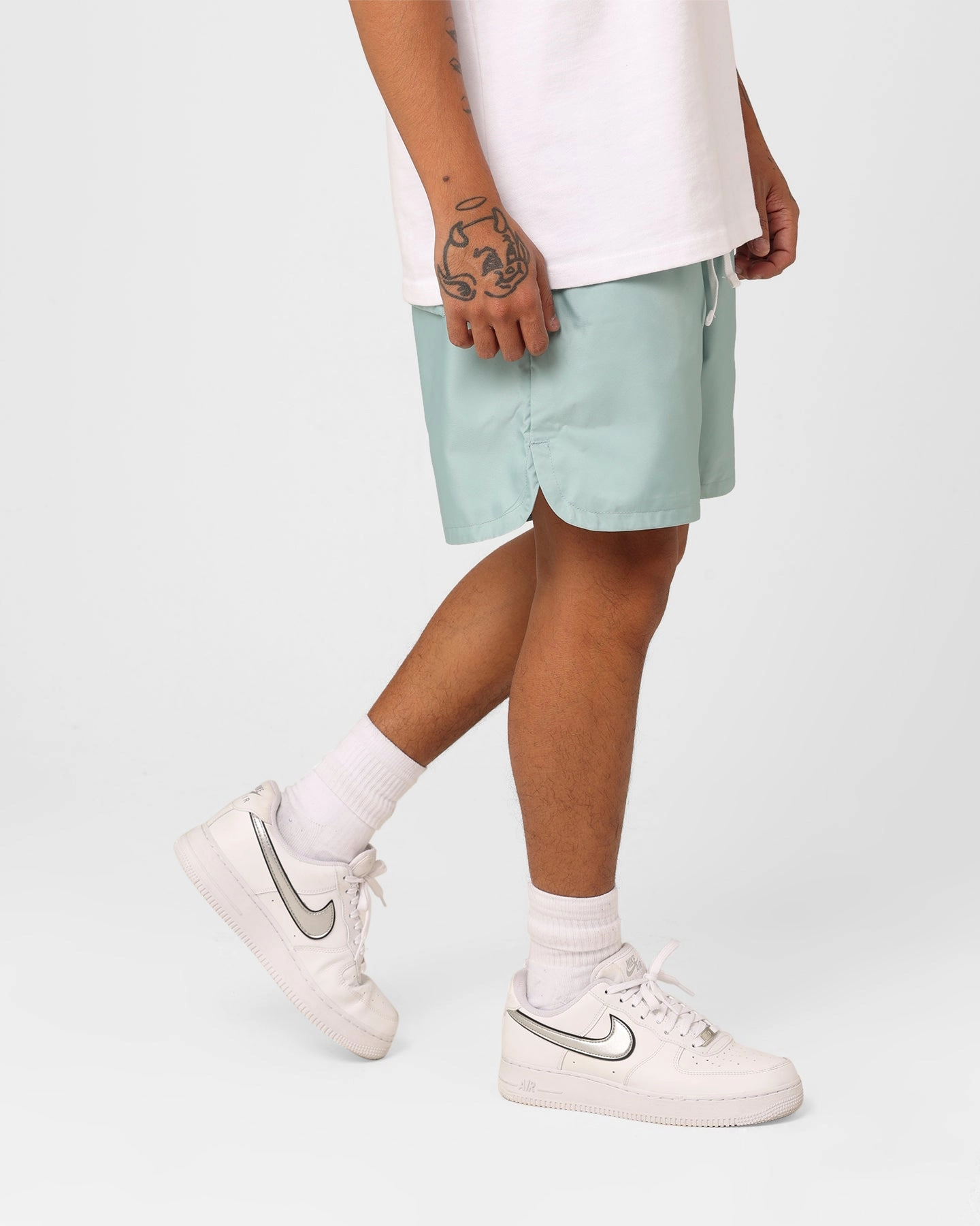 Nike Sportswear Club Woven Lined Flow Shorts Mineral/White Active Shorts