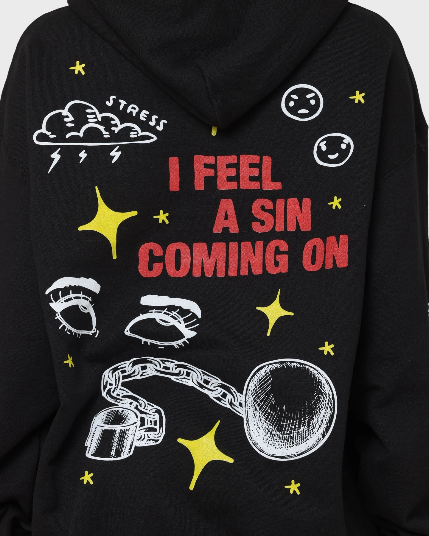 Rats Get Fat Sinners Hoodie Black Chic Style
