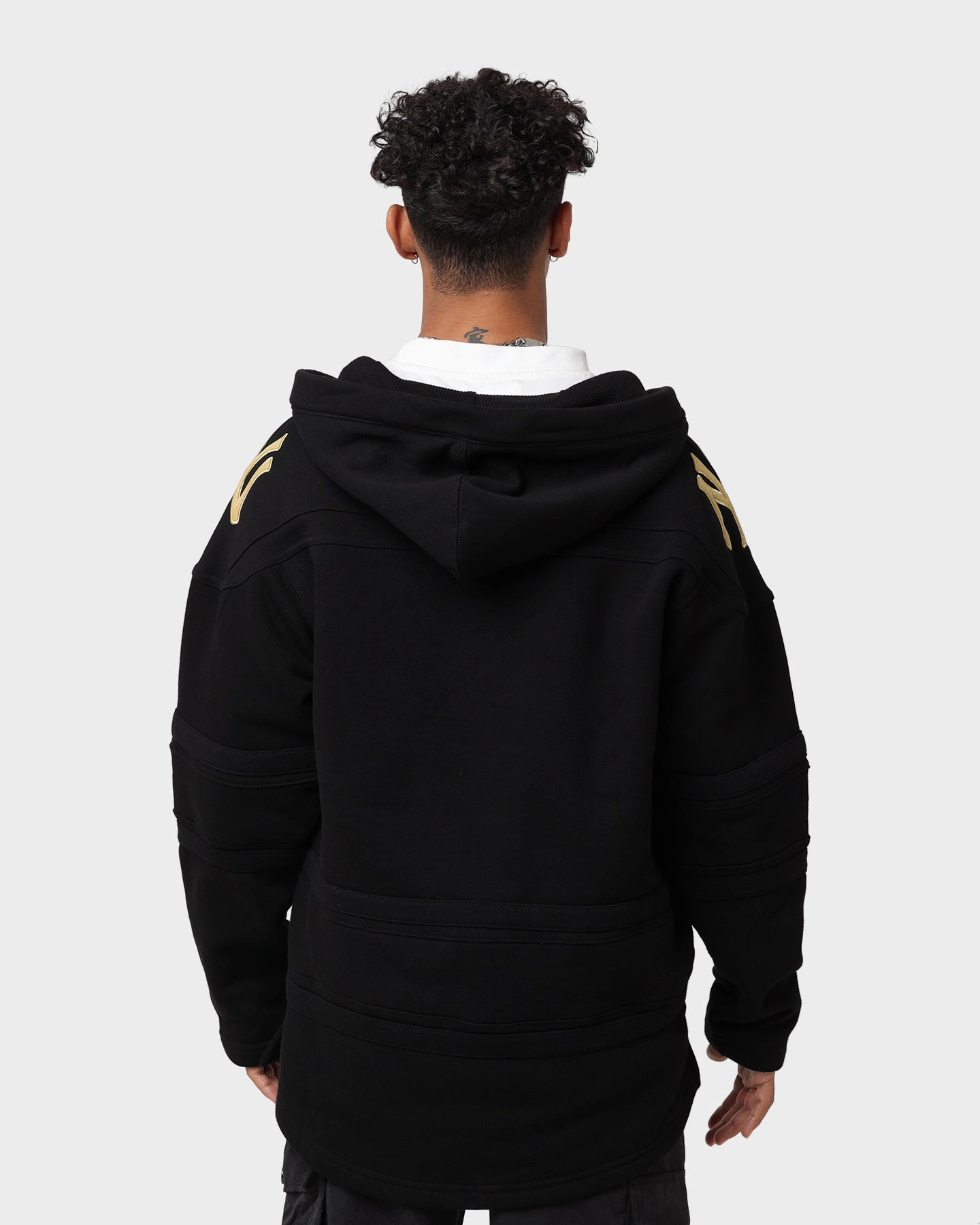 47 Brand New York Yankees Superior Lacer Hoodie Black/Gold Spark