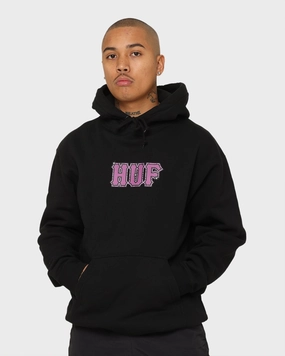 HUF Amazing H Pull Over Hoodie Black autumn season Mix - and - Match