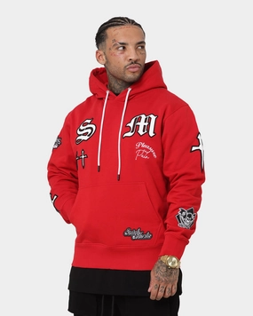 Saint Morta Graveyard Hoodie Red Winter Weather Protection Layer Function
