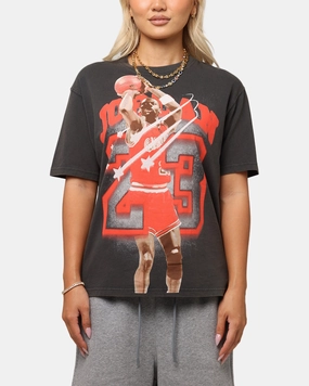 Jordan Women's Graphic T-Shirt Off Noir Playful Design