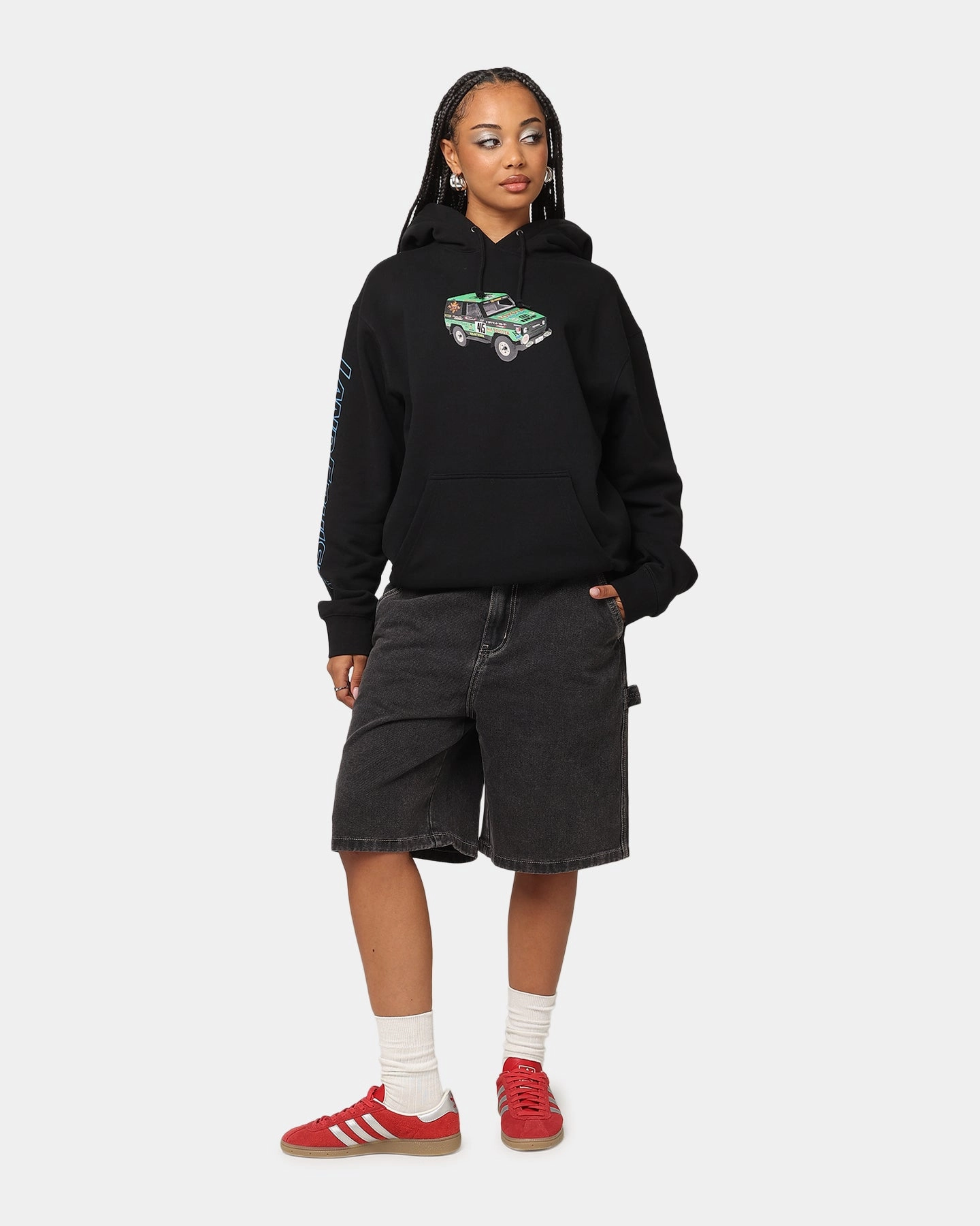 Dance Huf X Toyota Sahara Rally Pullover Hoodie Black