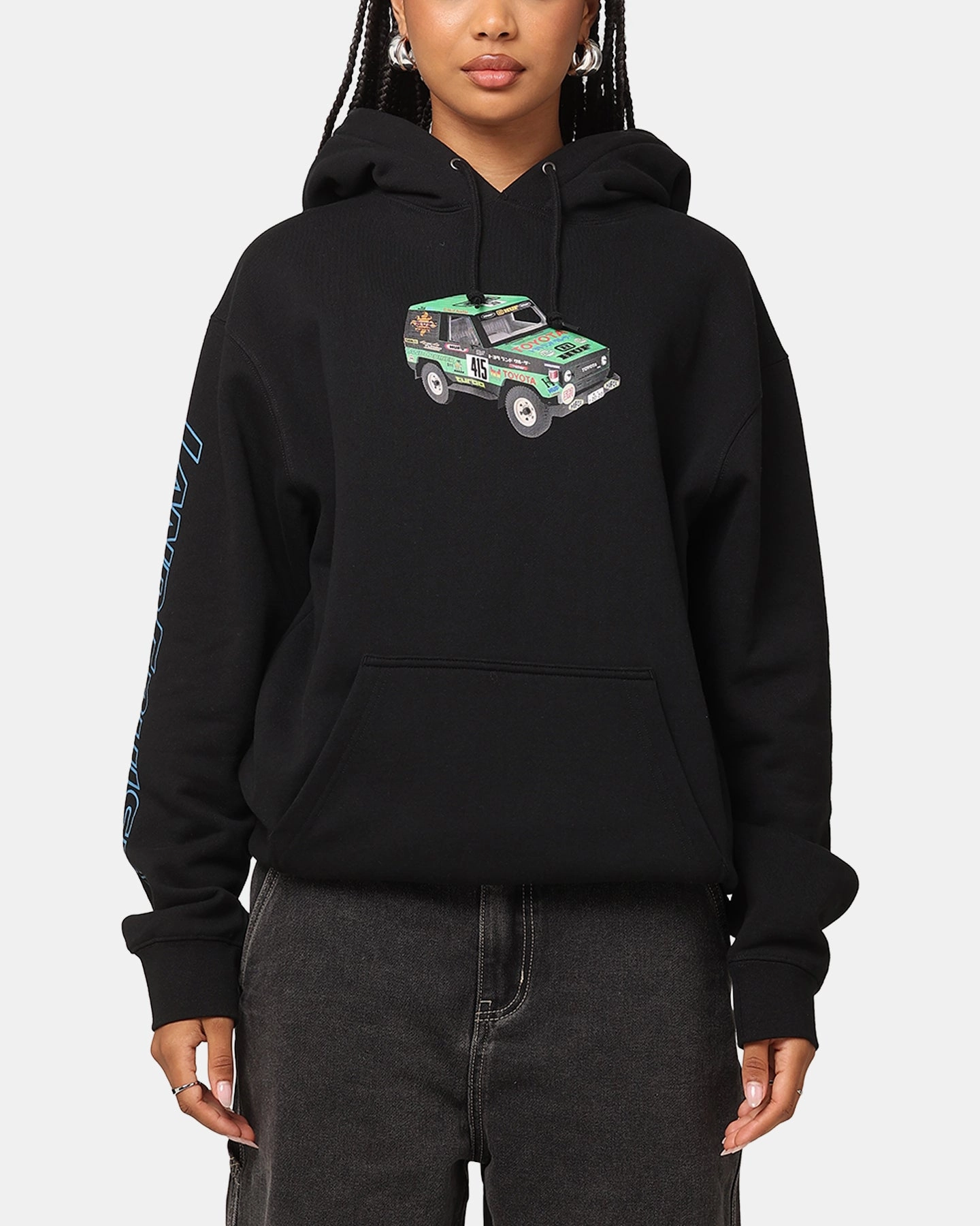 Rugged Protection Huf X Toyota Sahara Rally Pullover Hoodie Black