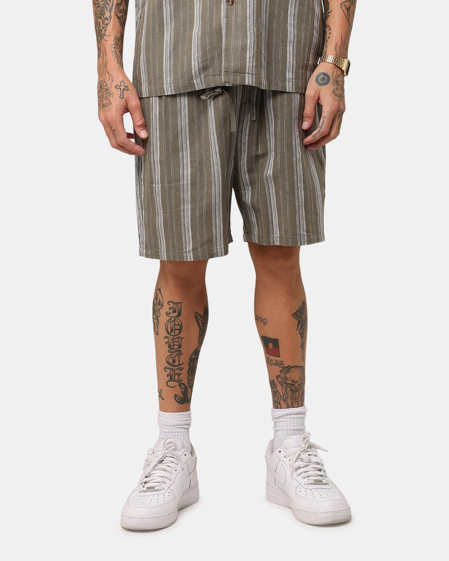 FlexibleMobility XXIII Condesa Linen Shorts Olive