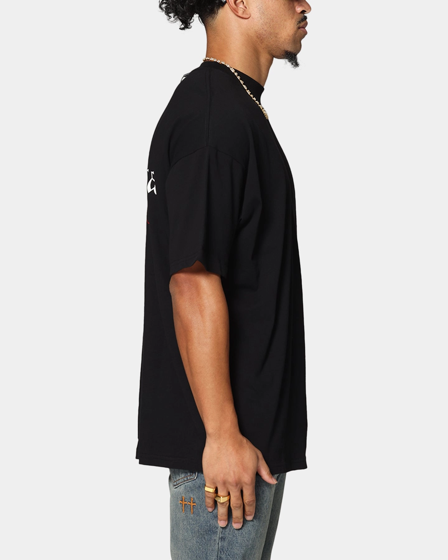 Basic Piece QuickDry Saint Morta Heritage Boxy T-Shirt Black/Red