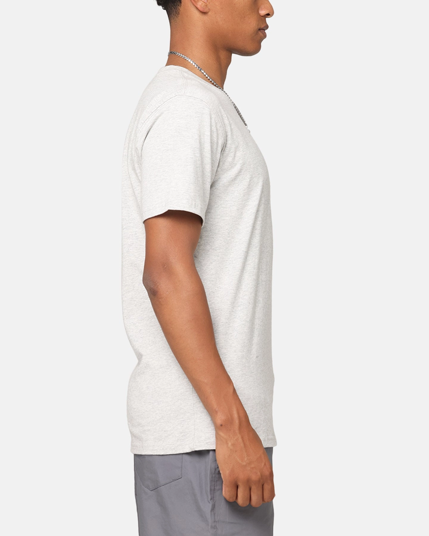 Carre Blanc Form T-Shirt Grey Marle Fun and Playful