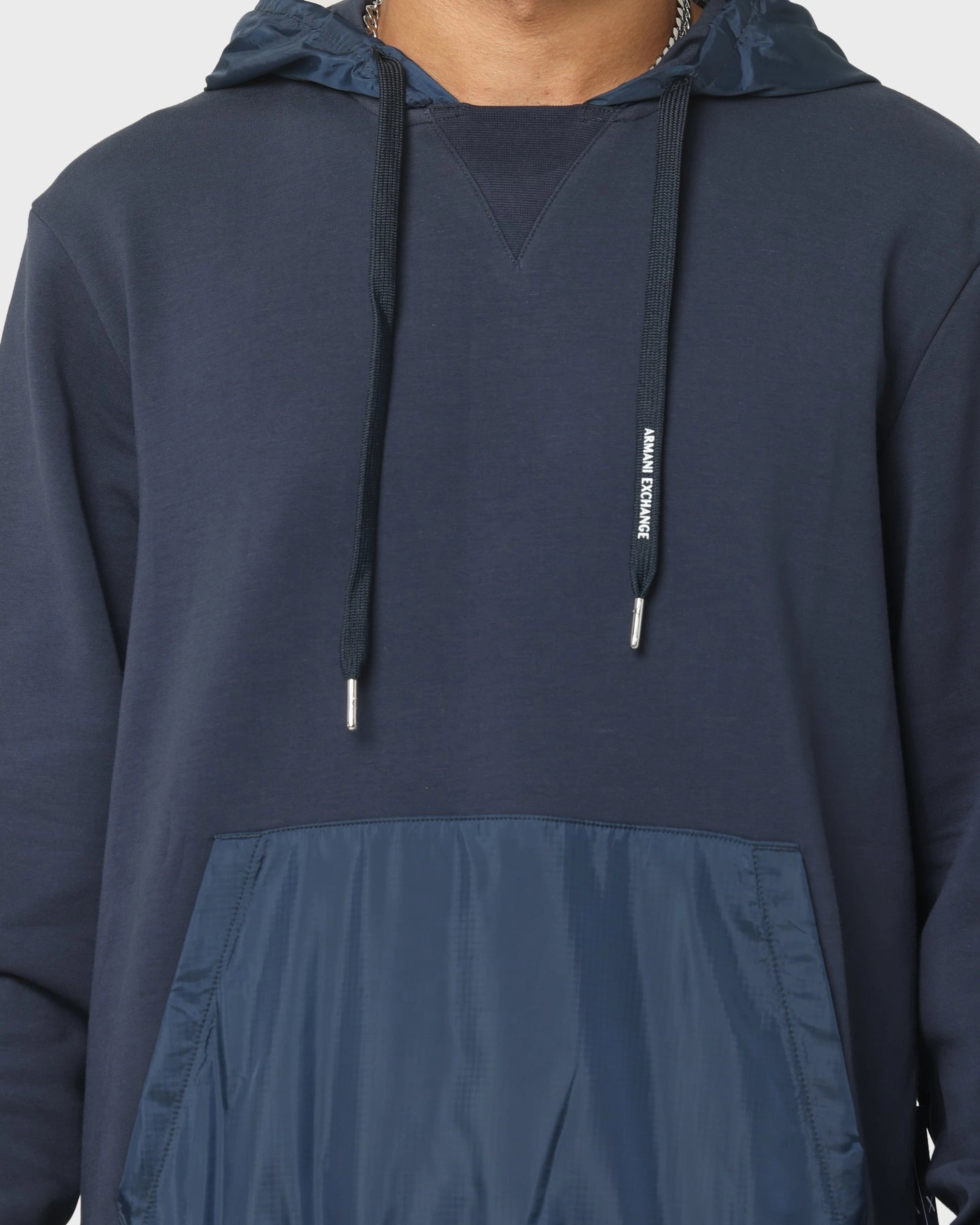 Minimal Look Armani Exchange Felpa Hoodie Outer Space
