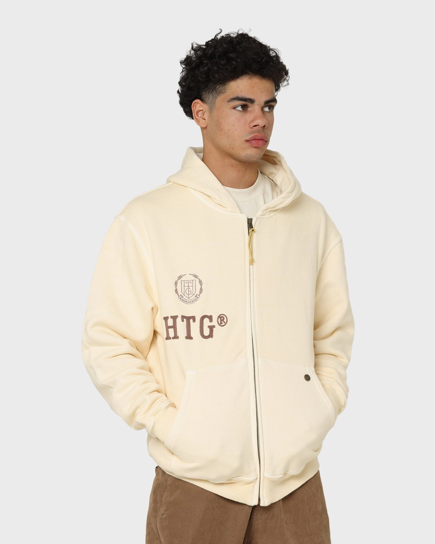 Handmade Honor The Gift Neighborhood Hoodie Cream