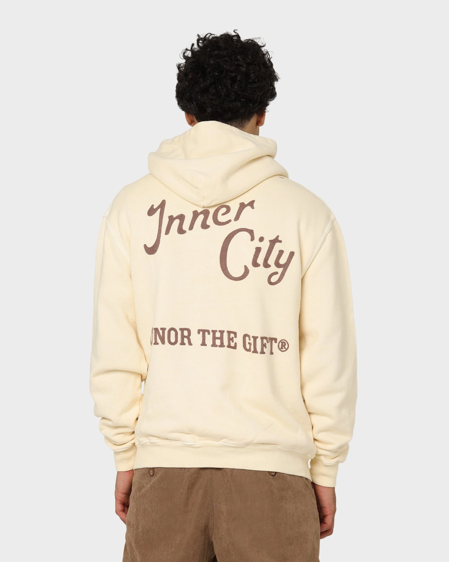 swimmers Honor The Gift Neighborhood Hoodie Cream