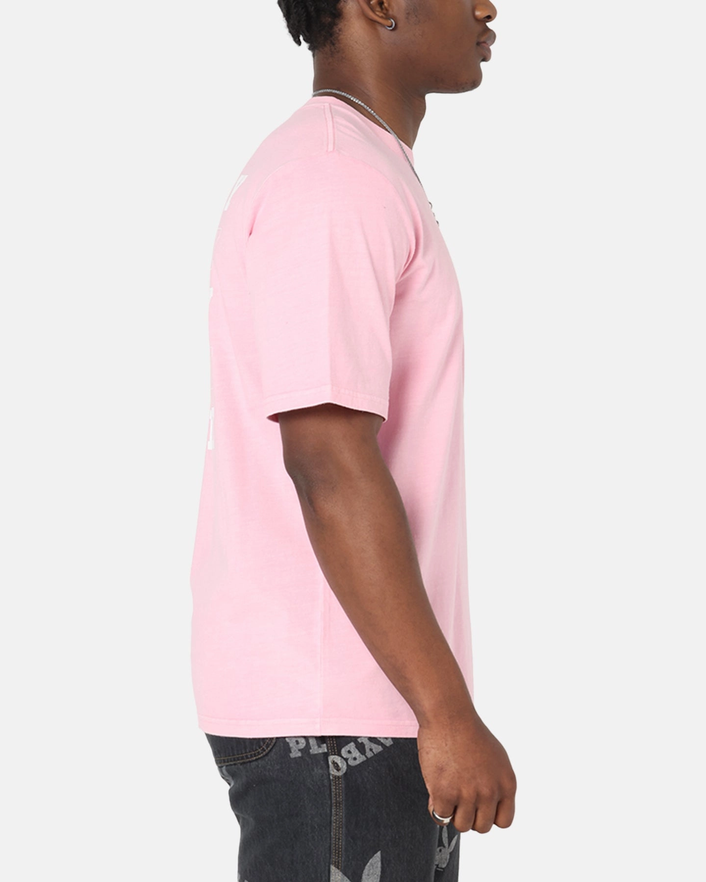 Playboy Stack Washed T-Shirt Washed Pink thermal Timeless Design