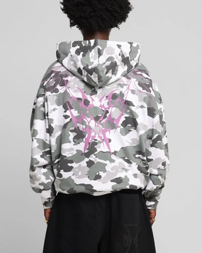 Loiter Draco Hoodie Snow Camo Layer Lightness