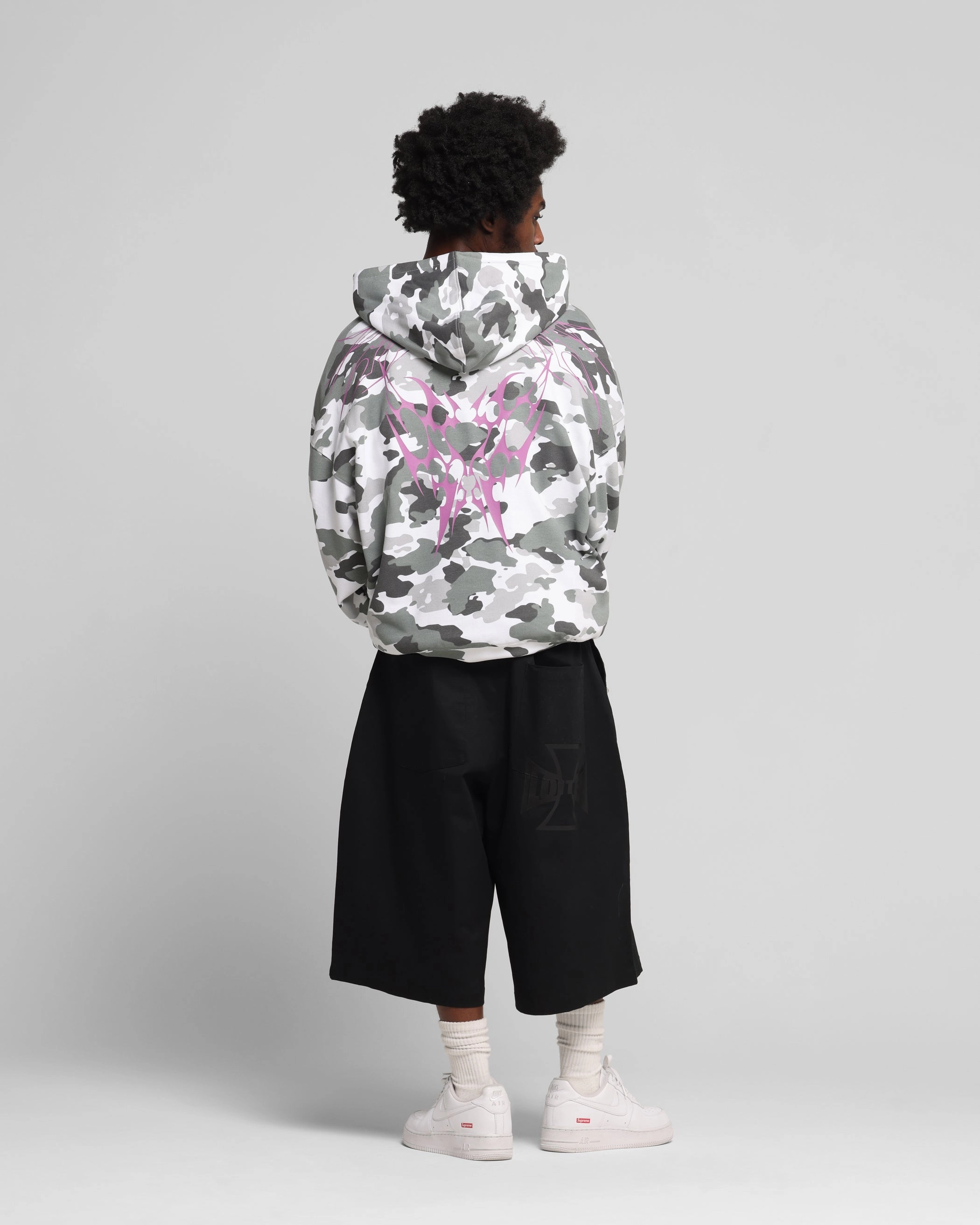 Aesthetic - pleasing Loiter Draco Hoodie Snow Camo