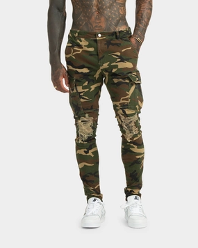 XXIII Sergeant Camo Ripped Jeans Camo Outfit Ready Style Breathable Classic Wear Eco Friendly