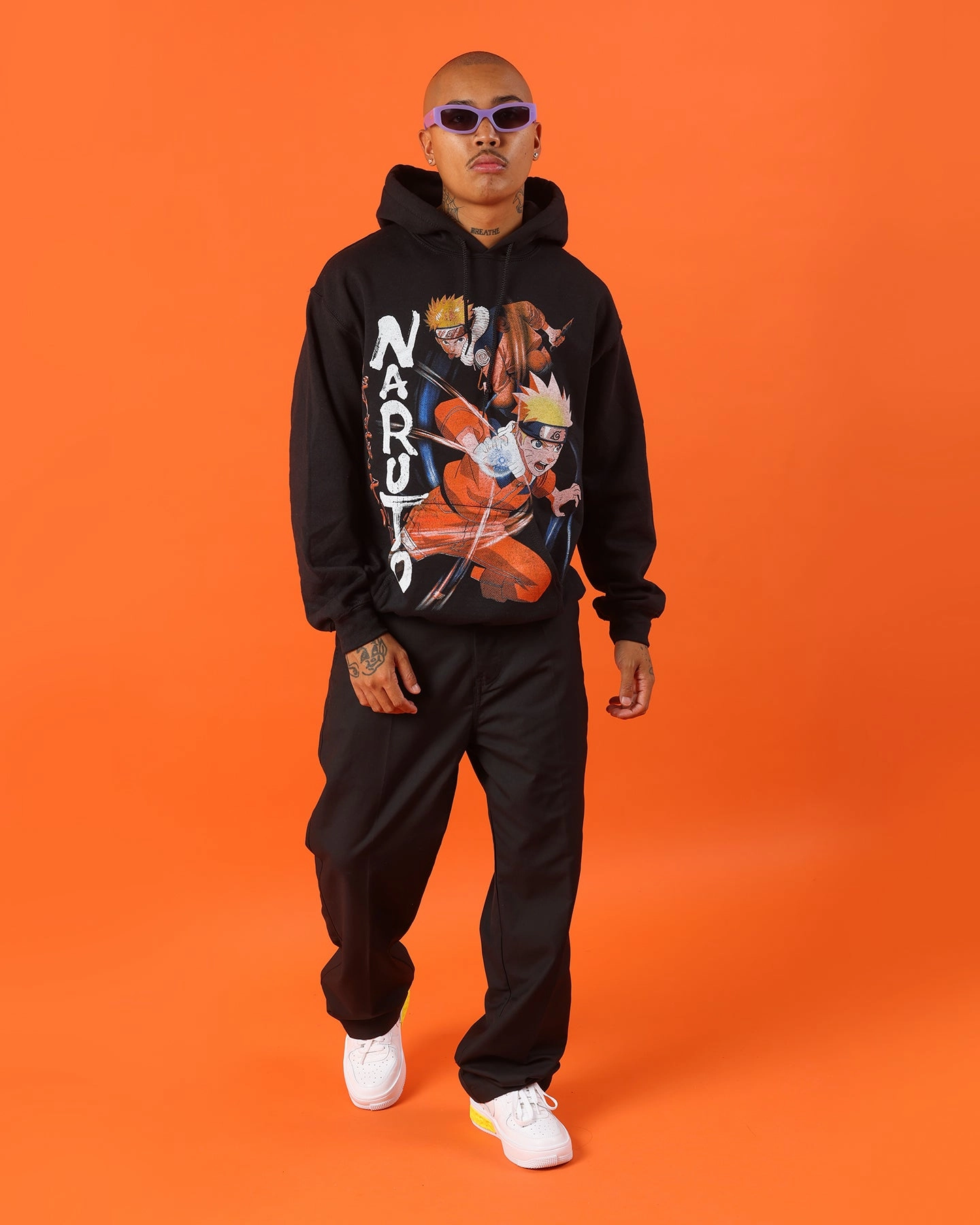 Goat Crew X Naruto Naruto Core Hoodie Black car