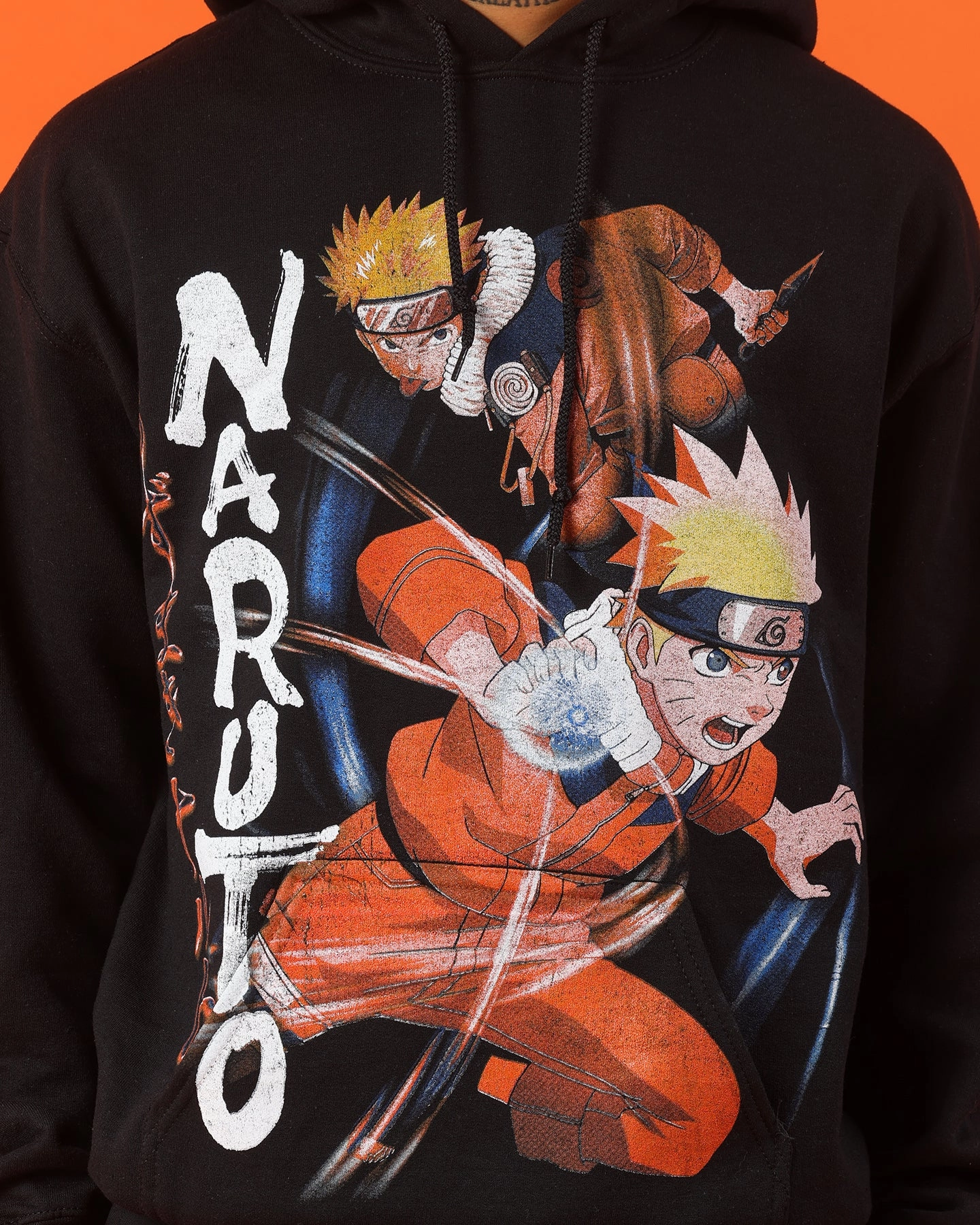 Receipt Attention Goat Crew X Naruto Naruto Core Hoodie Black