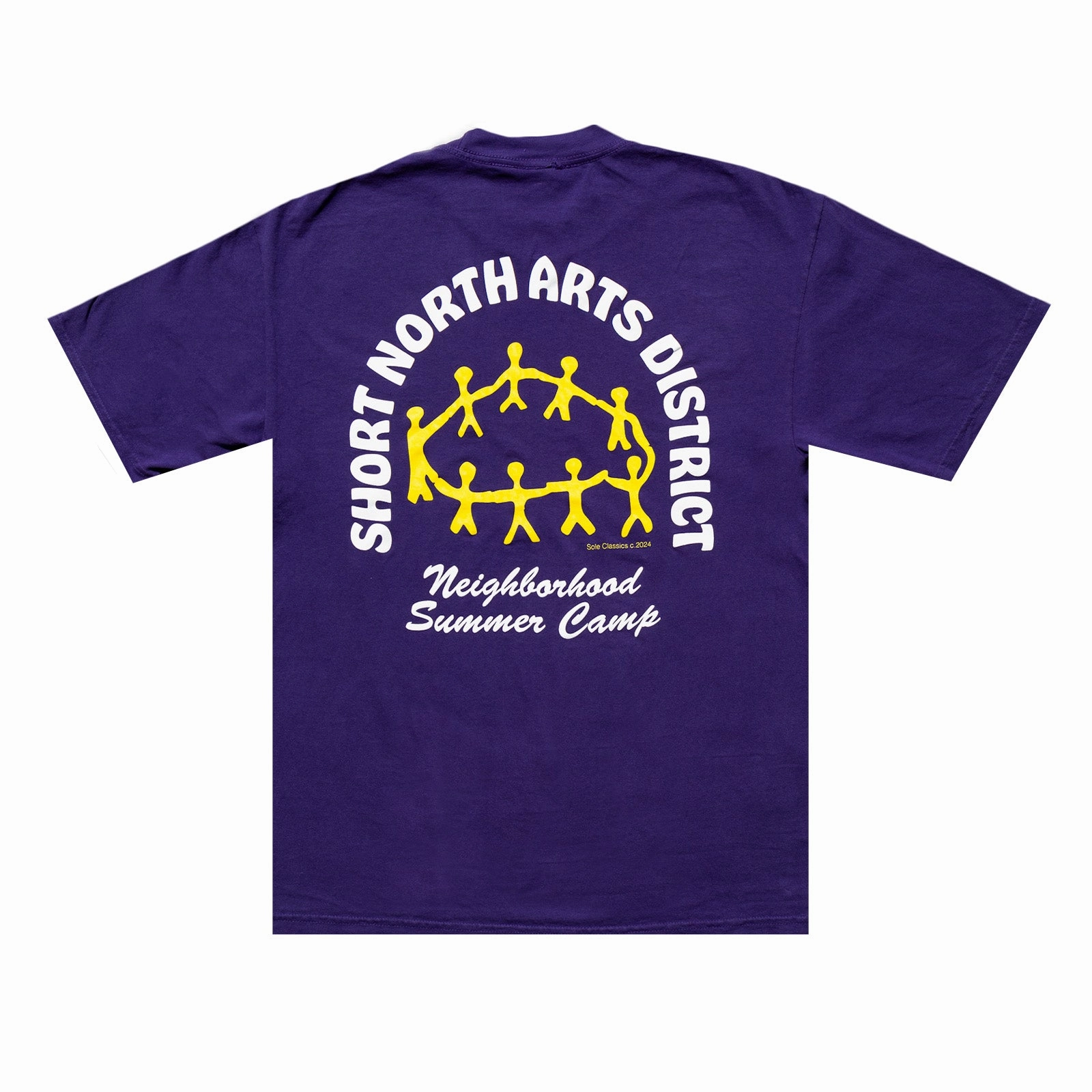 Sole Classics Summer Camp Tee 'Purple' Ribbed collar