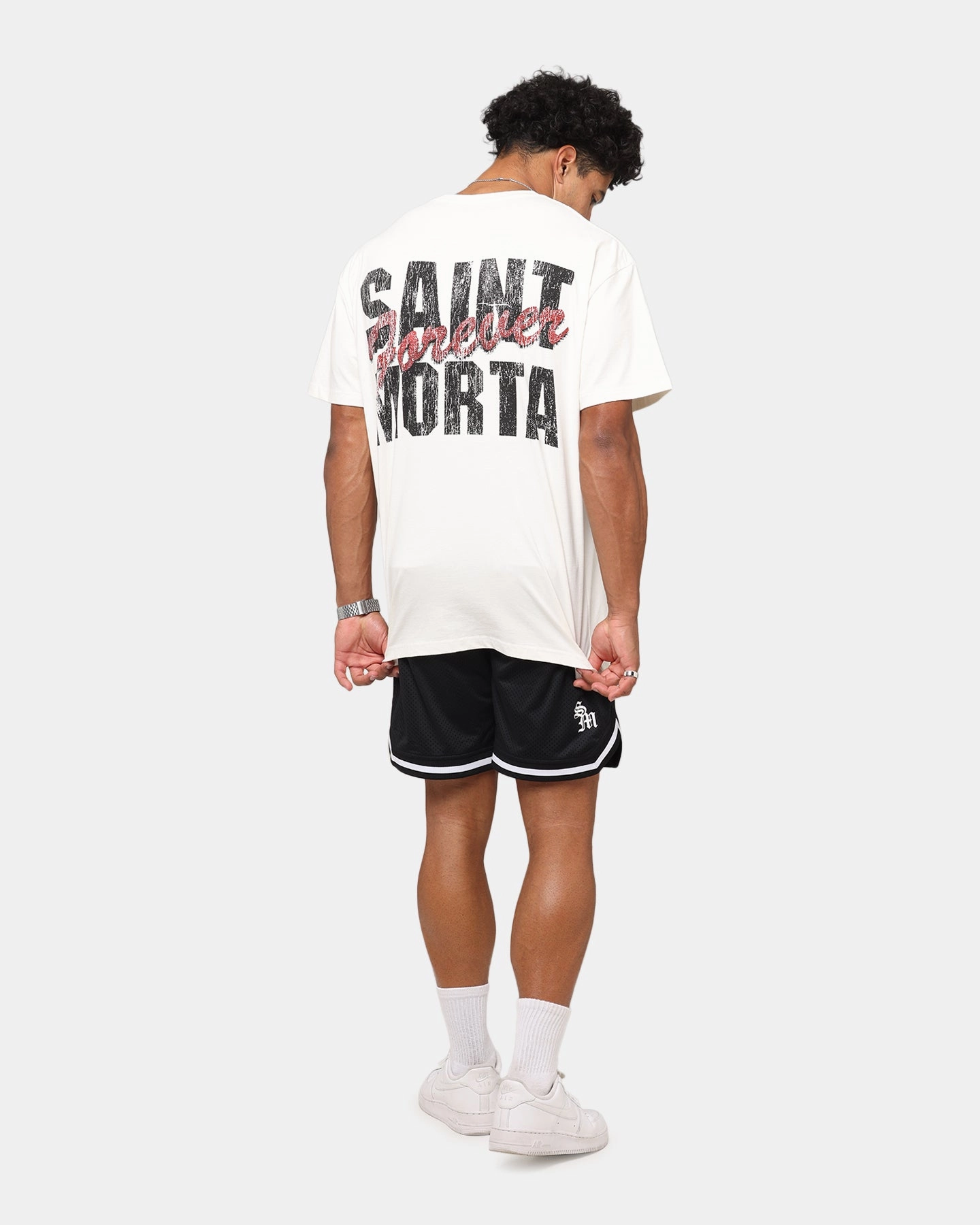 Odor Control Finish Saint Morta Forever Boxy T-Shirt Off White