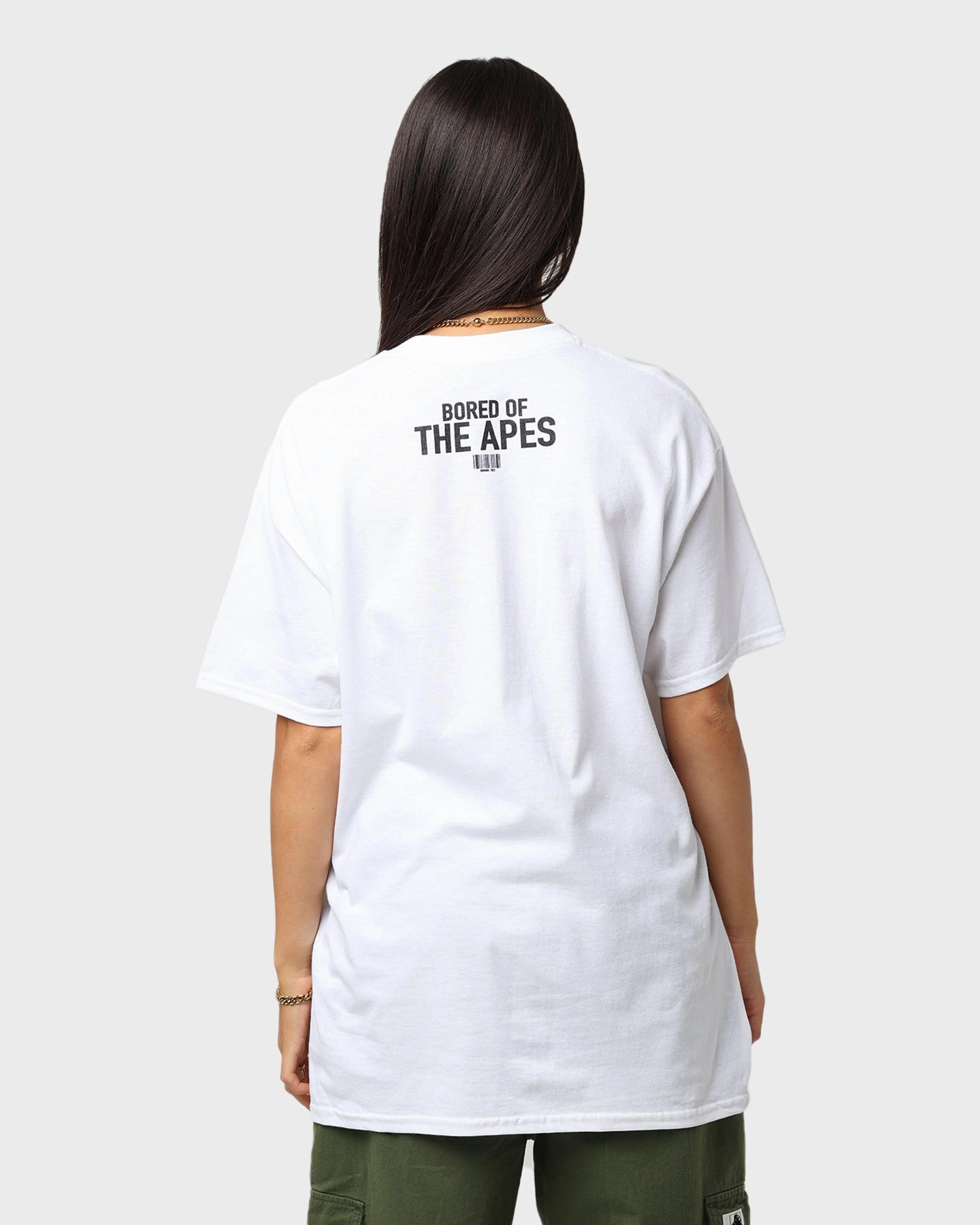 Culture Kings x Champ Medici "Bored Of The Apes" #6723 T-Shirt White Chic Style Trend