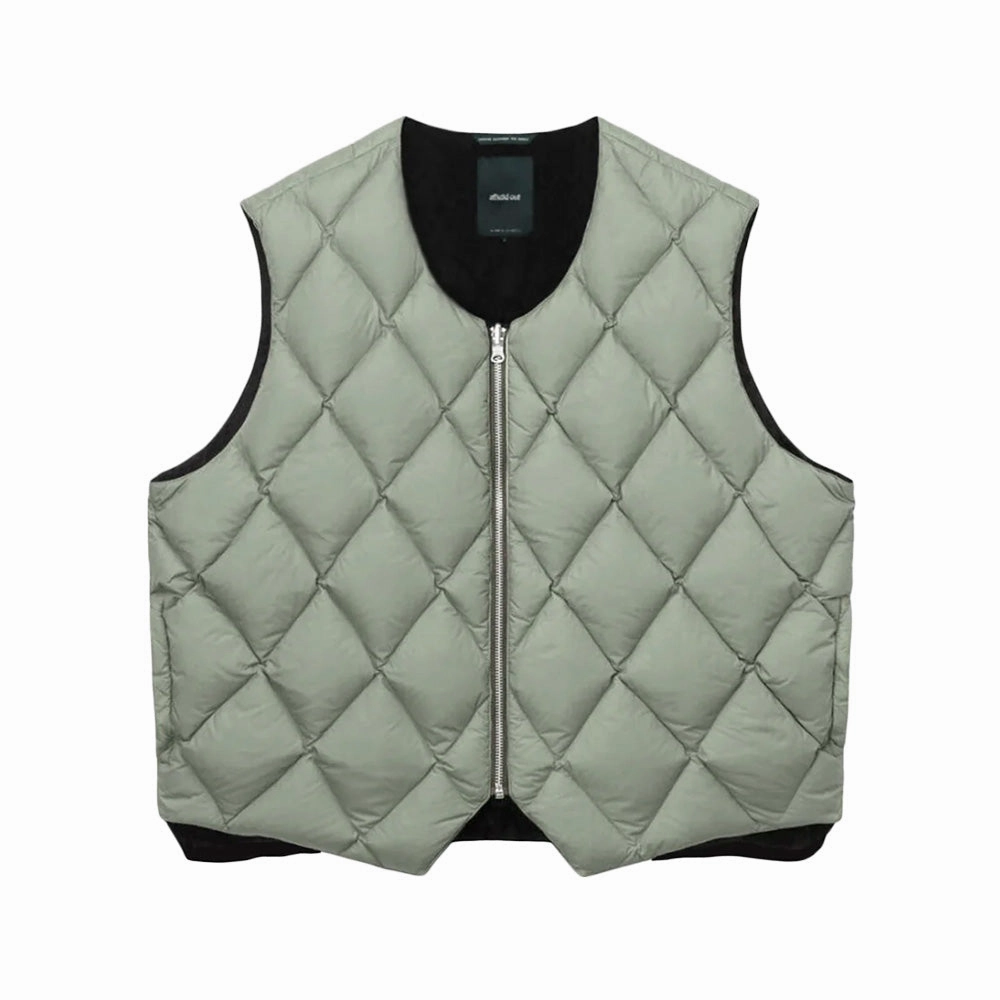 Glossy Finish Afield Out Stone Puffer Vest 'Sea Foam'