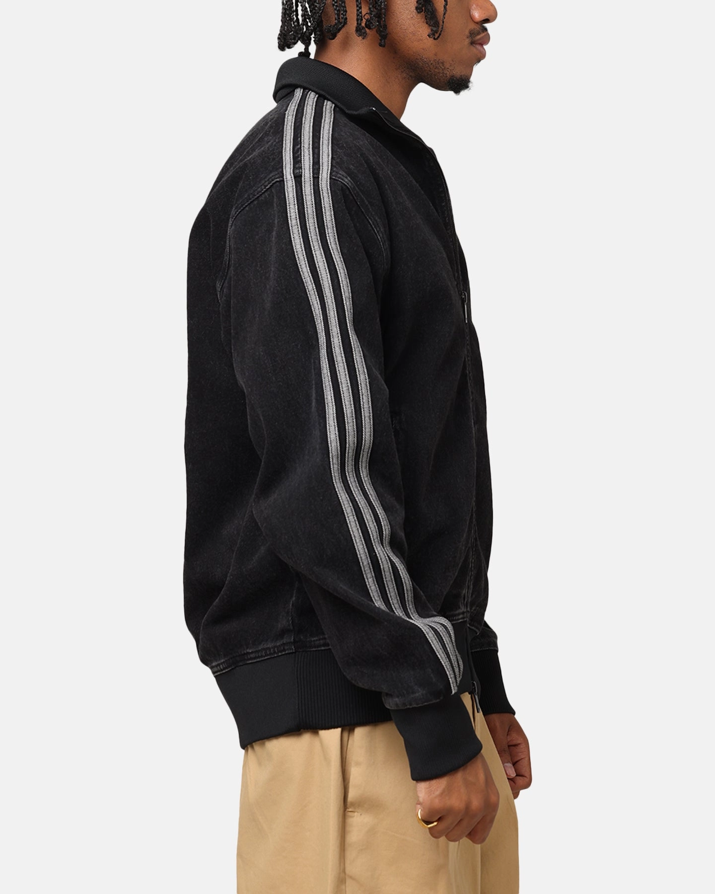Trendy Protection Adidas Adicolor Denim Firebird Track Jacket True Black