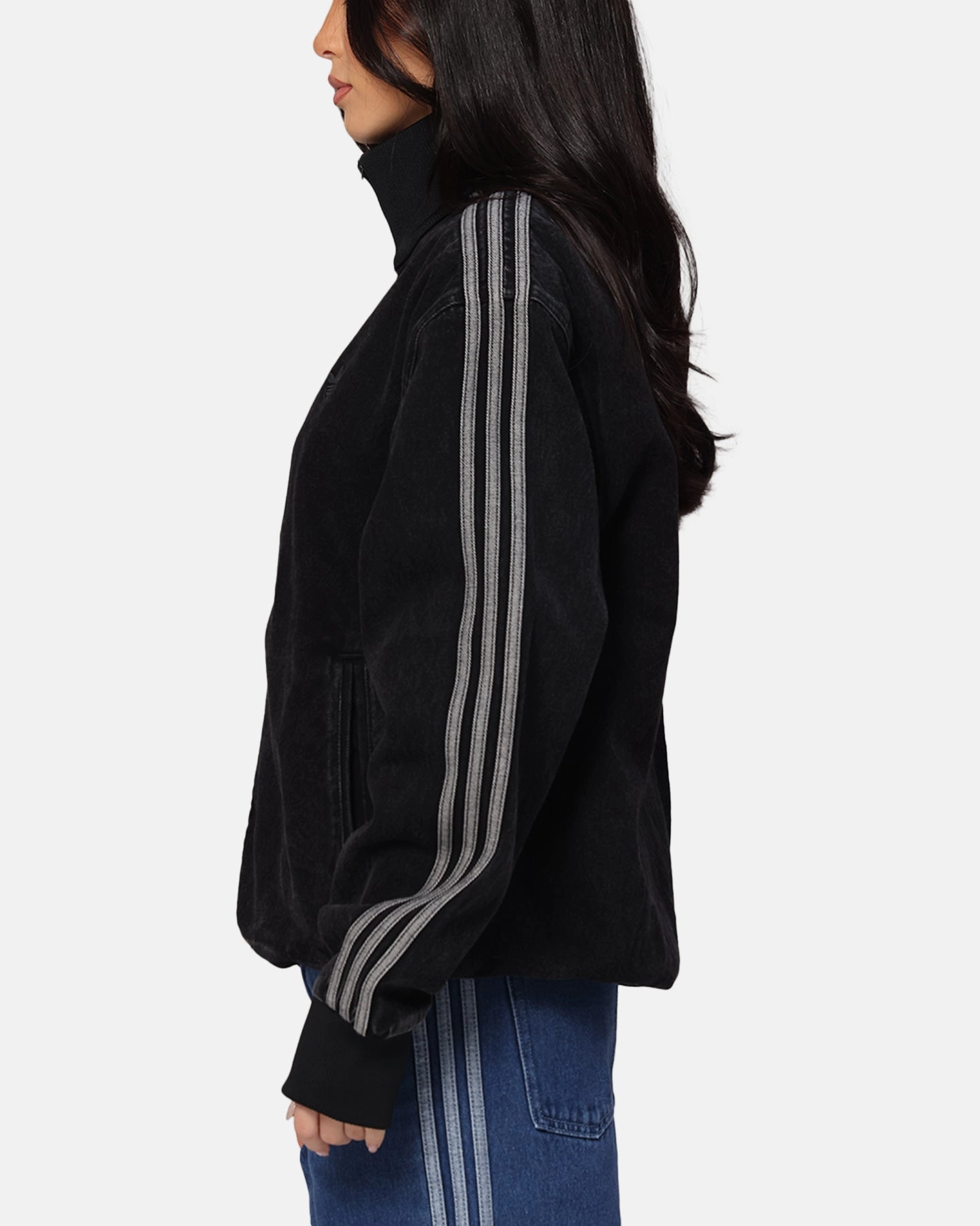 Foundation Storm Shield Adidas Adicolor Denim Firebird Track Jacket True Black