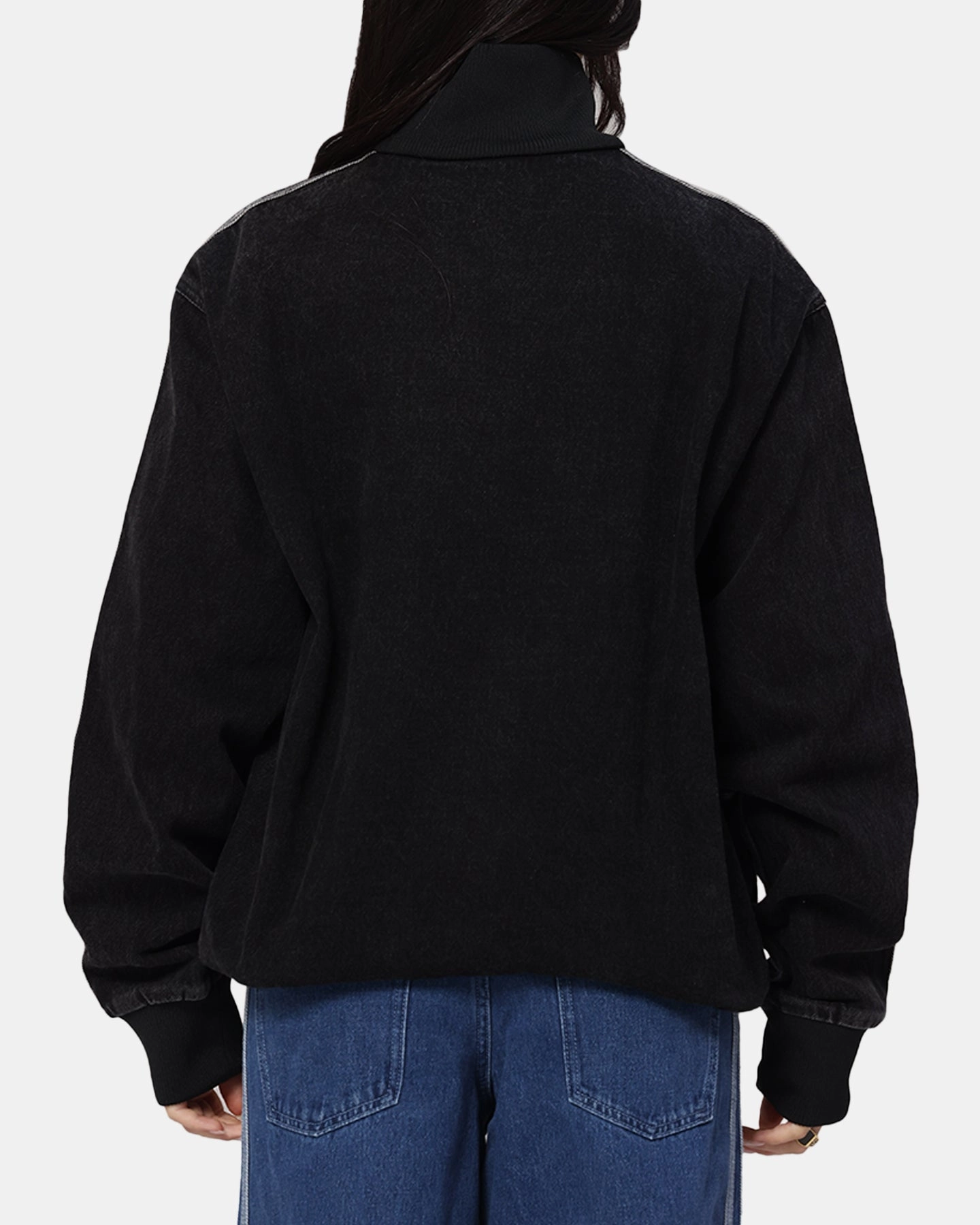 Three Layer Laminate Street Comfort Adidas Adicolor Denim Firebird Track Jacket True Black