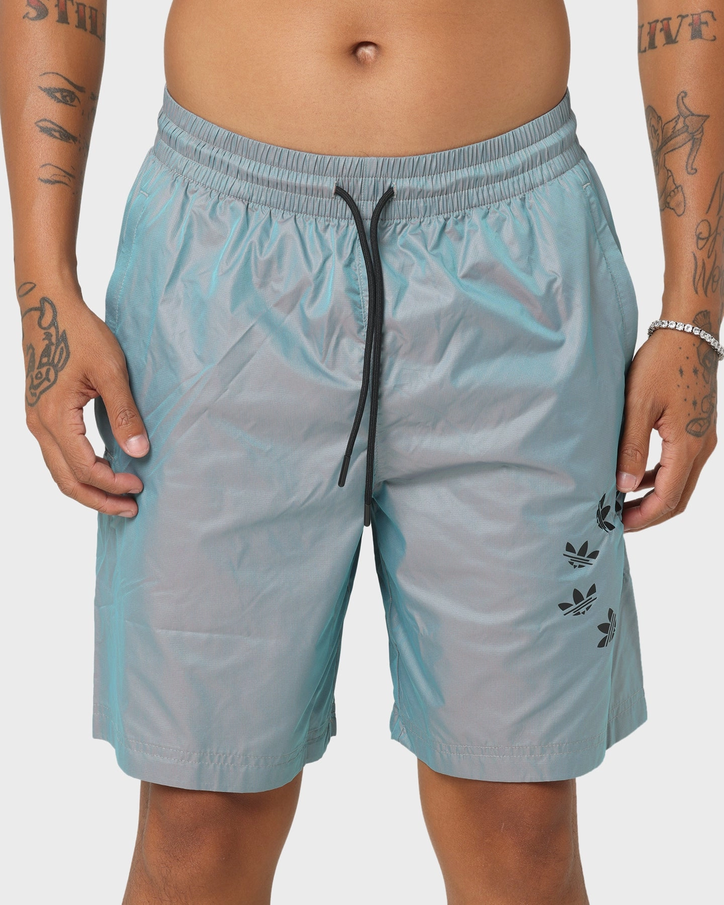 Adidas Adicolor Shattered Trefoil Shorts Multicolor nylon blend UPF Protection